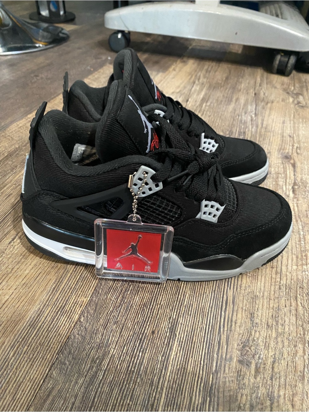 Nike Air Jordan 4 Retro SE “Black Canvas” – Size 5.5 – Brand New